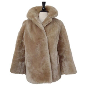 𝅺VINTAGE Faux Fur Coat Indie Sleaze